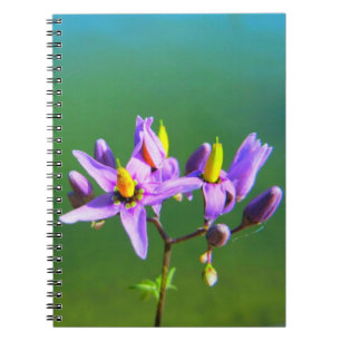 Espiral Caderno das flores