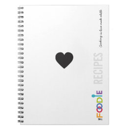 Espiral Caderno das RECEITAS de Foodie