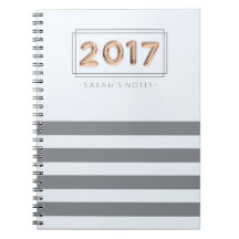 Caderno de 2017 balões