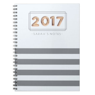 Espiral Caderno de 2017 balões