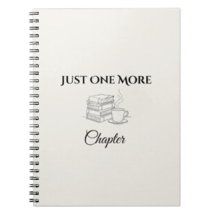 Espiral Caderno de Amante de Livros Apenas Mais Um Capítul