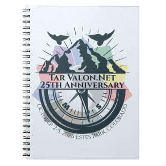 Espiral Caderno de Aniversário de 25 anos da TarValon.Net