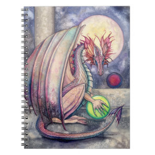 Espiral Caderno de Arte de Dragão Fantasia