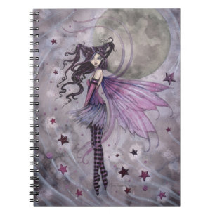 Espiral Caderno de Arte de Fantasia Fada Gótica Paixão Rox