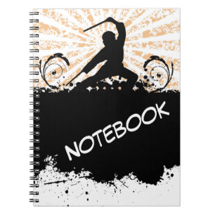 Espiral Caderno de artes marciais