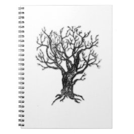 Espiral Caderno de Árvore de Inverno