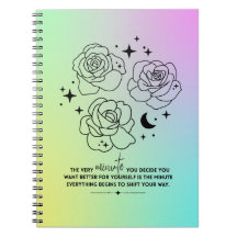 Caderno de Atualização Pastel Glow