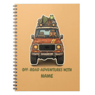 Espiral Caderno de Aventura de Camping Capivara Off-Road L