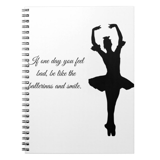 Espiral Caderno de bailarina (Frente)