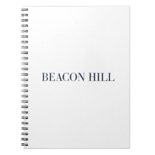 Espiral Caderno de Beacon Hill   Boston Massachusetts