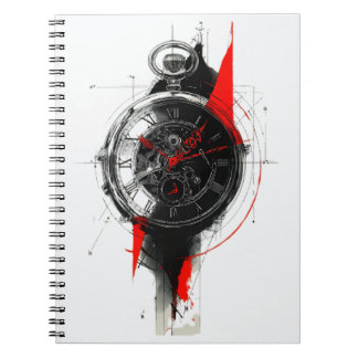 Espiral Caderno de Bolso Trash Polka Abstrato