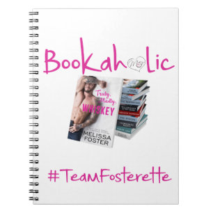 Espiral Caderno de Bookaholic do #TeamFosterette