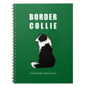 Espiral Caderno de border collie