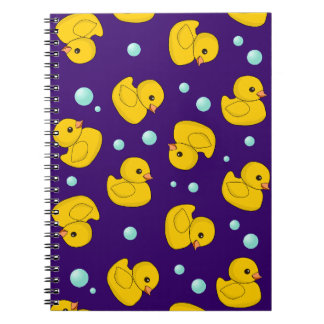 Espiral Caderno de borracha de Duckies