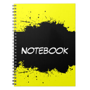 Espiral Caderno de Borrões de Tinta