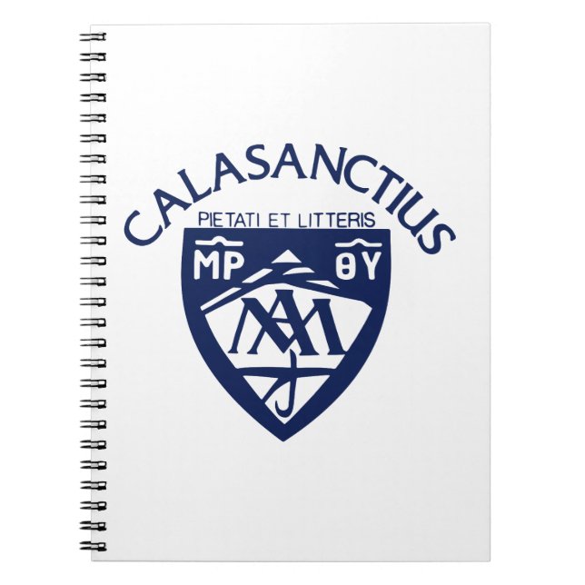 Espiral Caderno de Calasanctius (Frente)