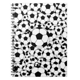 Espiral Caderno de capa de fã de futebol Diário de bola d