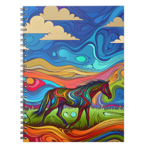 Espiral Caderno de Cavalos Desert Mirage