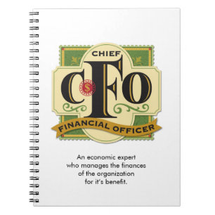 Espiral Caderno de "CFO"