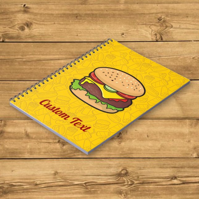 Espiral Caderno de Cheeseburger (Criador carregado)