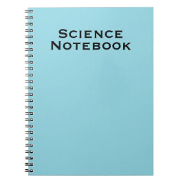 Espiral Caderno de Ciência Minimalista