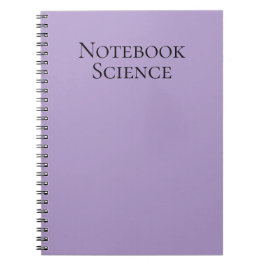 Espiral Caderno de Ciência Minimalista