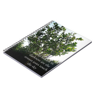 Espiral Caderno de Citações da Árvore Verde