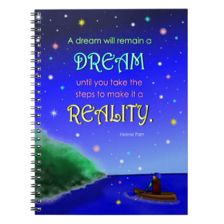 Espiral Caderno de Citações de Sonhos Inspiradores (80 Pág