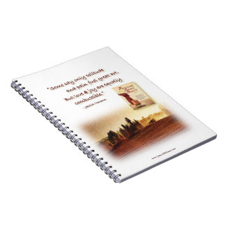 Espiral caderno de citações inspiradoras