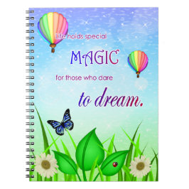 Espiral Caderno de Citações Inspiradoras de Sonhos