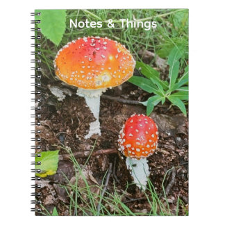 Espiral Caderno de Cogumelos Florestais