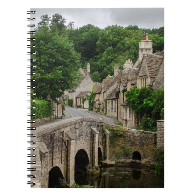 Espiral Caderno de Combe do castelo da cidade de Costwolds (Frente)
