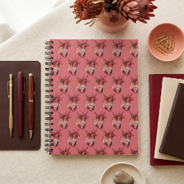 Espiral Caderno de Corações