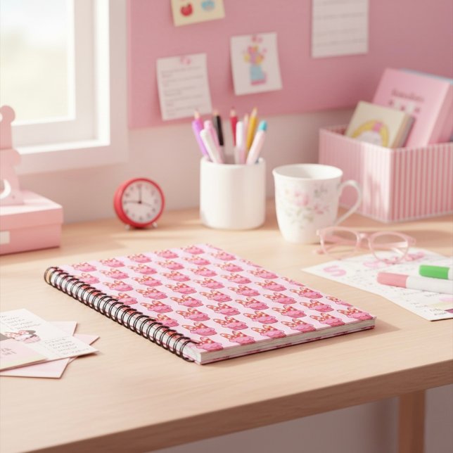Espiral Caderno de Cupcake (Criador carregado)