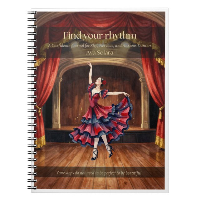 Espiral Caderno de Dançarino de Flamenco (Frente)