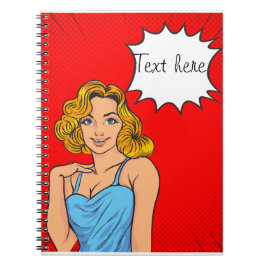 Espiral caderno de desenho animado anime personalizado