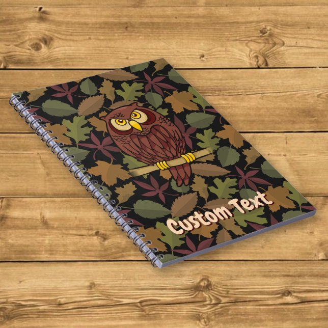 Espiral Caderno de desenho de coruja (Criador carregado)