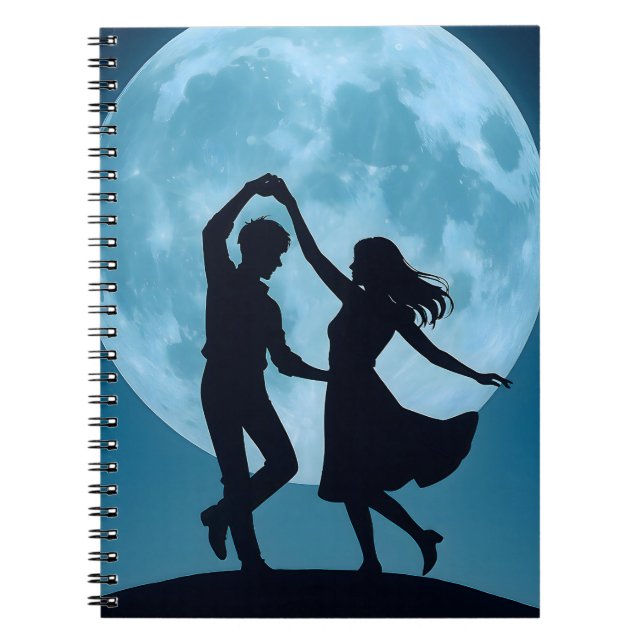 Espiral Caderno de Design da Lua (Frente)