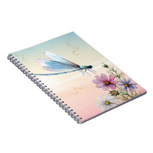 Espiral Caderno de Design de Libélula