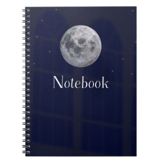 Espiral Caderno de design lunar