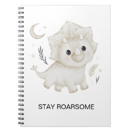 Espiral Caderno de Dinossauro Personalizado de Volta às Au