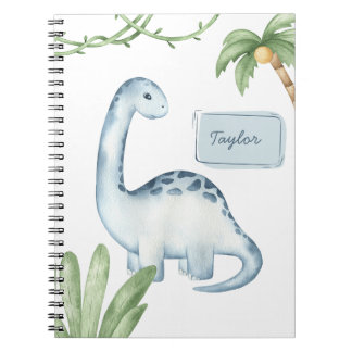 Espiral Caderno de Dinossauros – Diário Pré-Histórico Fofo