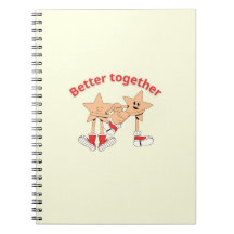 Caderno de Dupla Estrela Melhor Juntos