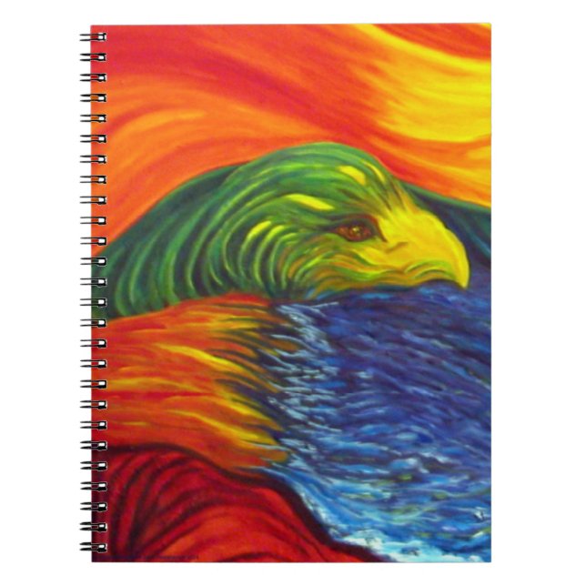 Espiral CADERNO de Eagle da fazenda (Frente)