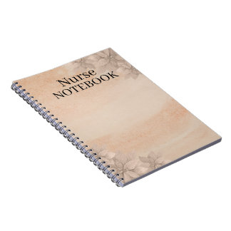 Espiral caderno de enfermeira simples
