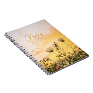 Espiral Caderno de Escrita Inspirado na Natureza