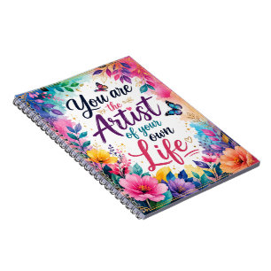 Espiral Caderno de Escrita Motivacional