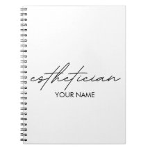 Caderno de Esteticista - Presente Personalizado