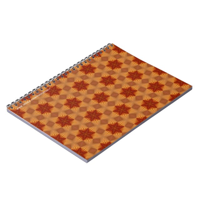 Espiral Caderno de Estrelas Vermelhas (Left Side)