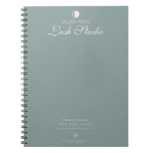 Espiral Caderno de Estúdio de Cílios Modern Salon Beauty